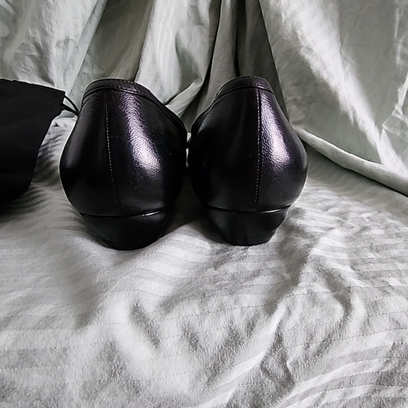 Authentic Chanel Black Ruffle ballerina ballet flats sz 41 10/10.5 - Picture 7 of 10